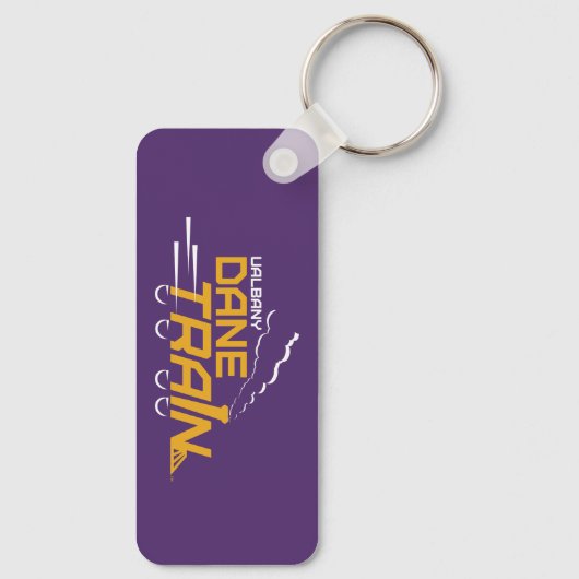 UAlbany Dane Train Logo Sleutelhanger (Achterkant)