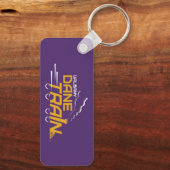 UAlbany Dane Train Logo Sleutelhanger (Achterkant)