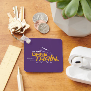 UAlbany Dane Train Logo Sleutelhanger