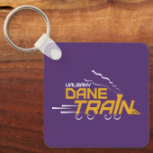 UAlbany Dane Train Logo Sleutelhanger (Voorkant)