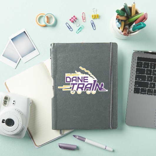 UAlbany Dane Train Logo Sticker (iPad Cover)