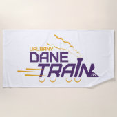 UAlbany Dane Train Logo Strandlaken (Voorkant)