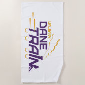 UAlbany Dane Train Logo Strandlaken (Voorkant)