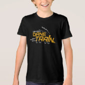 UAlbany Dane Train Logo Tri-Blend Shirt (Voorkant)