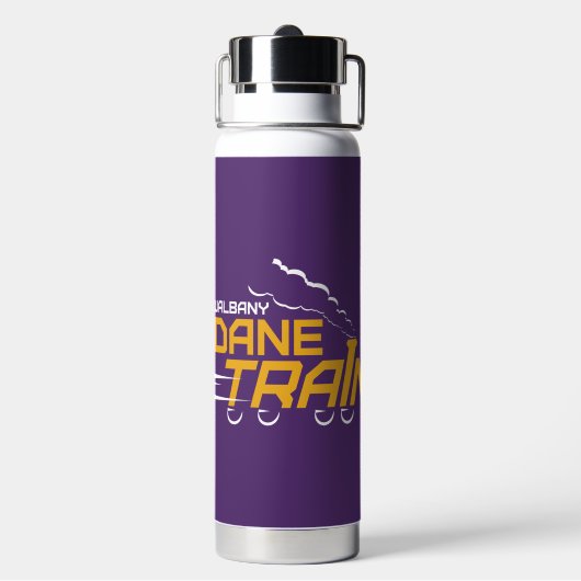 UAlbany Dane Train Logo Waterfles (Achterkant)
