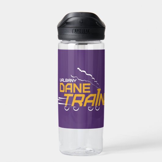 UAlbany Dane Train Logo Waterfles (Achterkant)