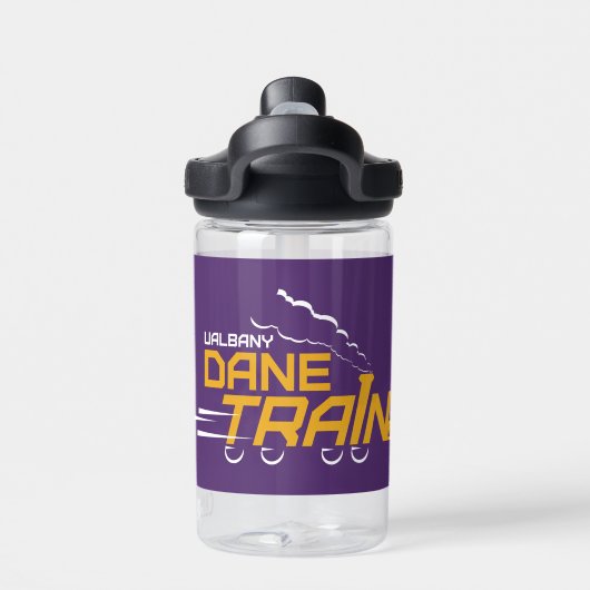 UAlbany Dane Train Logo Waterfles (Achterkant)