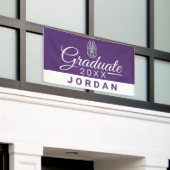 UAlbany Great Danes | Afstuderen klasse van Spandoek (Buitenkant Gebouw)