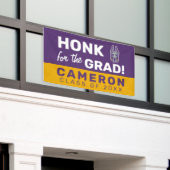 UAlbany Great Danes | Honk voor de Afstudeerder Ba Spandoek (Buitenkant Gebouw)