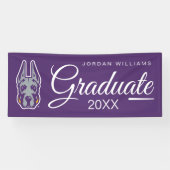 UAlbany Great Danes Logo | AFSTUDEREN | Spandoek (Horizontaal)