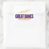 UAlbany Great Danes Pride - College Baseball Vierkante Sticker (Tas)