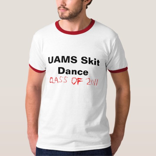 UAMS Skit Dance M4 Ringer T T-shirt (Voorkant)
