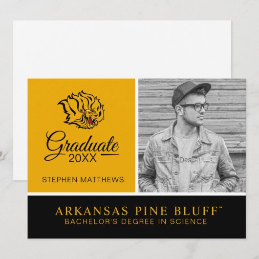 UAPB Golden Lions Afstuderen Kaart (Voorkant / Achterkant)