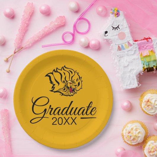 UAPB Golden Lions Afstuderen Papieren Bordje (Feest)
