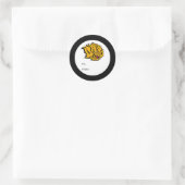 UAPB Golden Lions Afstuderen Ronde Sticker (Tas)