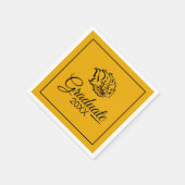 UAPB Golden Lions Afstuderen Servet (Hoek)