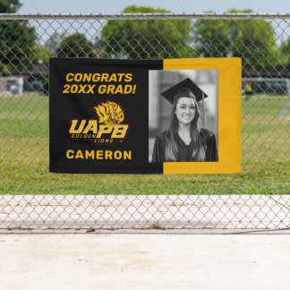 UAPB Golden Lions Afstuderen Spandoek