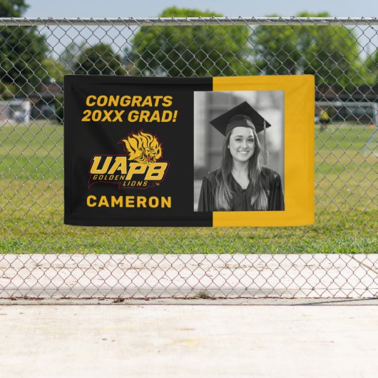 UAPB Golden Lions Afstuderen Spandoek (Insitu)