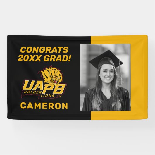 UAPB Golden Lions Afstuderen Spandoek (Horizontaal)