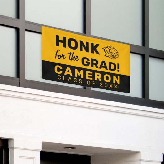 UAPB Golden Lions Afstuderen Spandoek (Buitenkant Gebouw)