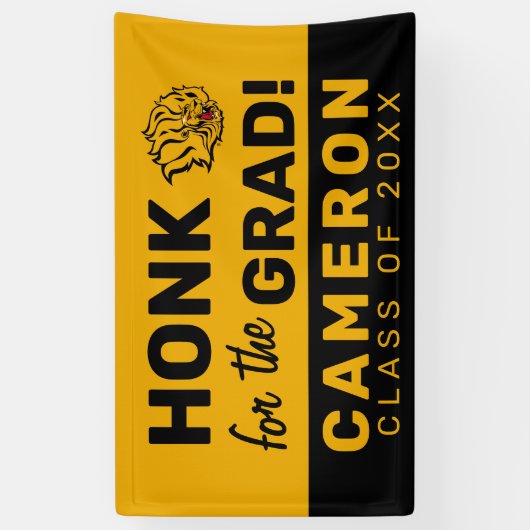 UAPB Golden Lions Afstuderen Spandoek (Verticaal)