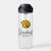 UAPB Golden Lions Afstuderen Waterfles (Achterkant)