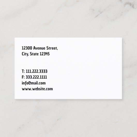 UAV Landbouw Services Visitekaartje (Achterkant)