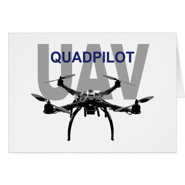 UAV Quadpilot Quadcopter Pilot (Voorkant Horizontaal)