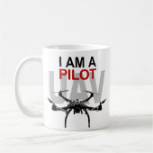 UAV Quadpilot Quadcopter Pilot Koffiemok (Links)