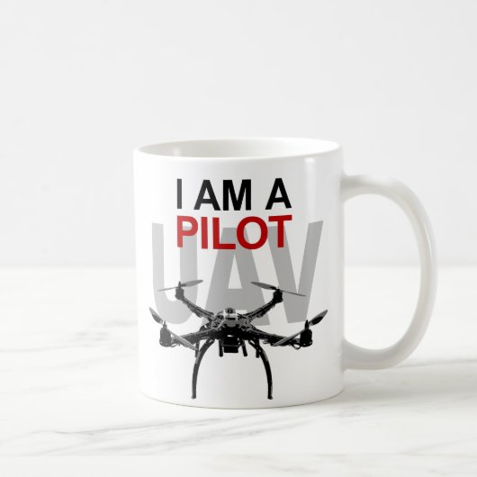 UAV Quadpilot Quadcopter Pilot Koffiemok (Rechts)
