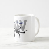UAV Quadpilot Quadcopter Pilot Koffiemok (Voorkant rechts)