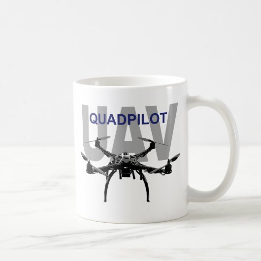UAV Quadpilot Quadcopter Pilot Koffiemok (Rechts)