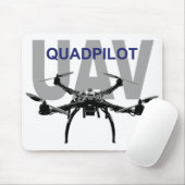 UAV Quadpilot Quadcopter Pilot Muismat (Met muis)