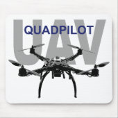 UAV Quadpilot Quadcopter Pilot Muismat (Voorkant)