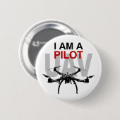 UAV Quadpilot Quadcopter Pilot Ronde Button 5,7 Cm (Voorkant /achterkant)