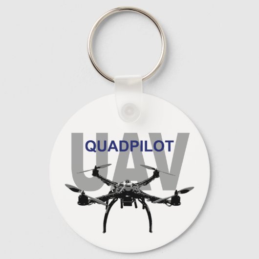 UAV Quadpilot Quadcopter Pilot Sleutelhanger (Voorkant)