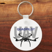 UAV Quadpilot Quadcopter Pilot Sleutelhanger (Voorkant)