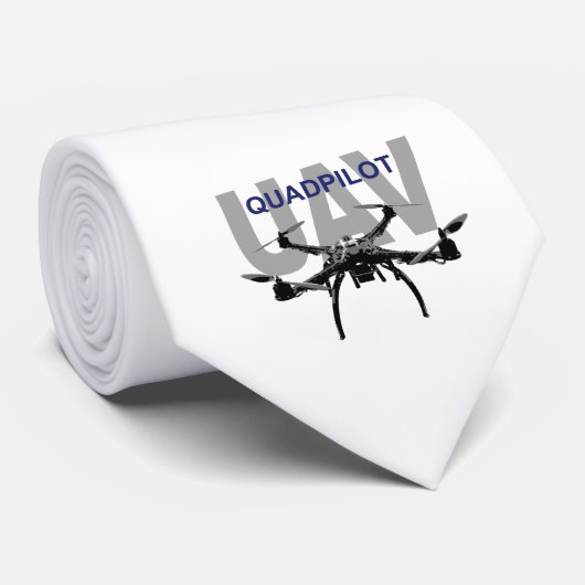 UAV Quadpilot Quadcopter Pilot Stropdas (Opgerold)