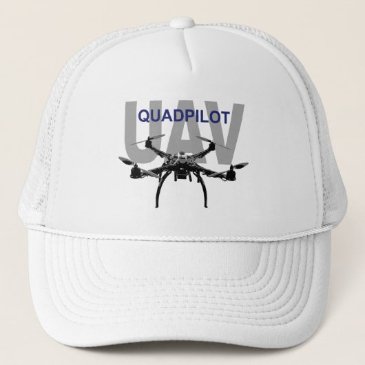 UAV Quadpilot Quadcopter Pilot Trucker Pet (Voorkant)
