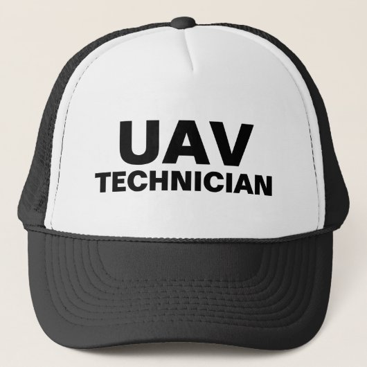 UAV Technician™ Trucker Hoed Pet (Voorkant)