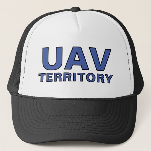 UAV Territory™ Trucker Hoed Pet (Voorkant)
