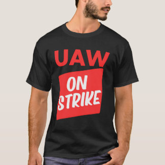 UAW Strike Rood T-shirt United Auto Workers Picket