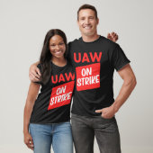 UAW Strike Rood T-shirt United Auto Workers Picket (Unisex)