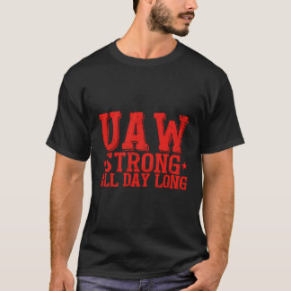 UAW Strike Rood T-shirt United Auto Workers Picket