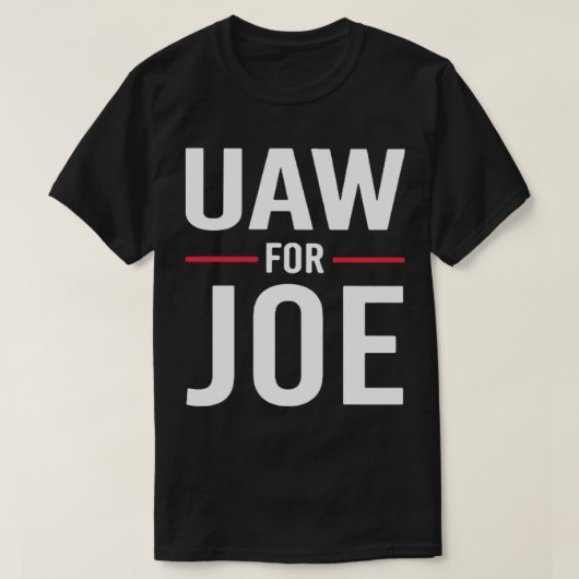 Uaw UAW voor Joe Biden T-shirt (Design voorkant)