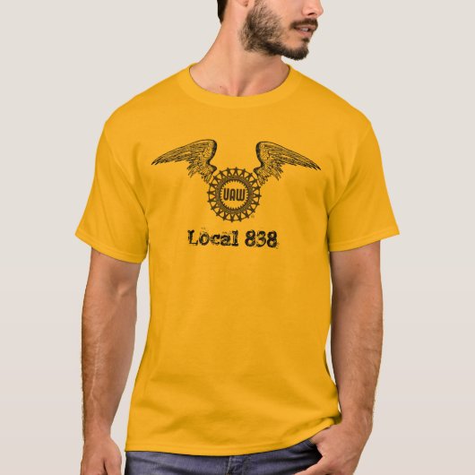 UAW Wings - Gepersonaliseerd T-shirt (Voorkant)