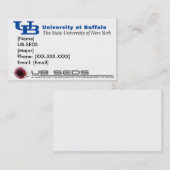 UB SEDS-Visitekaartje Visitekaartje (Voorkant / Achterkant)