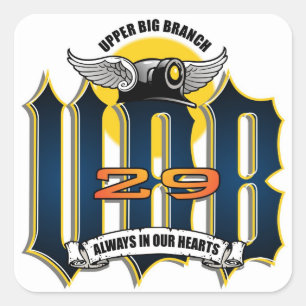 UBB 29 VIERKANTE STICKER