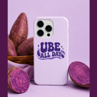 Ube All Day iPhone 15 hoesje Pro Case