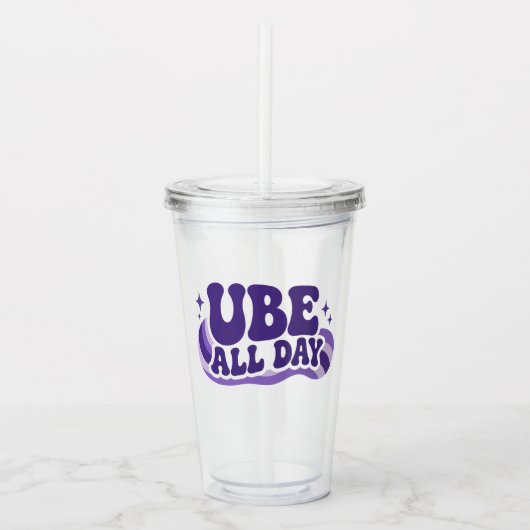Ube All Day Tumbler Acryl Drinkbeker (Voorkant)